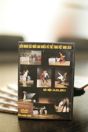 Bản DVD chính thức của đêm Liên hoan các ngôi sao khiêu vũ thể thao Việt nam 2010